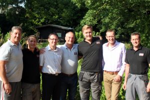 The technical and sales teams at Finn Geotherm