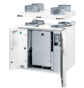 An example of the Pingvin heat recovery system for houses