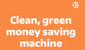 Clean green money saving machine heat pump