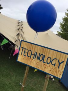 Technology tent at Big Tent Ideas Festival