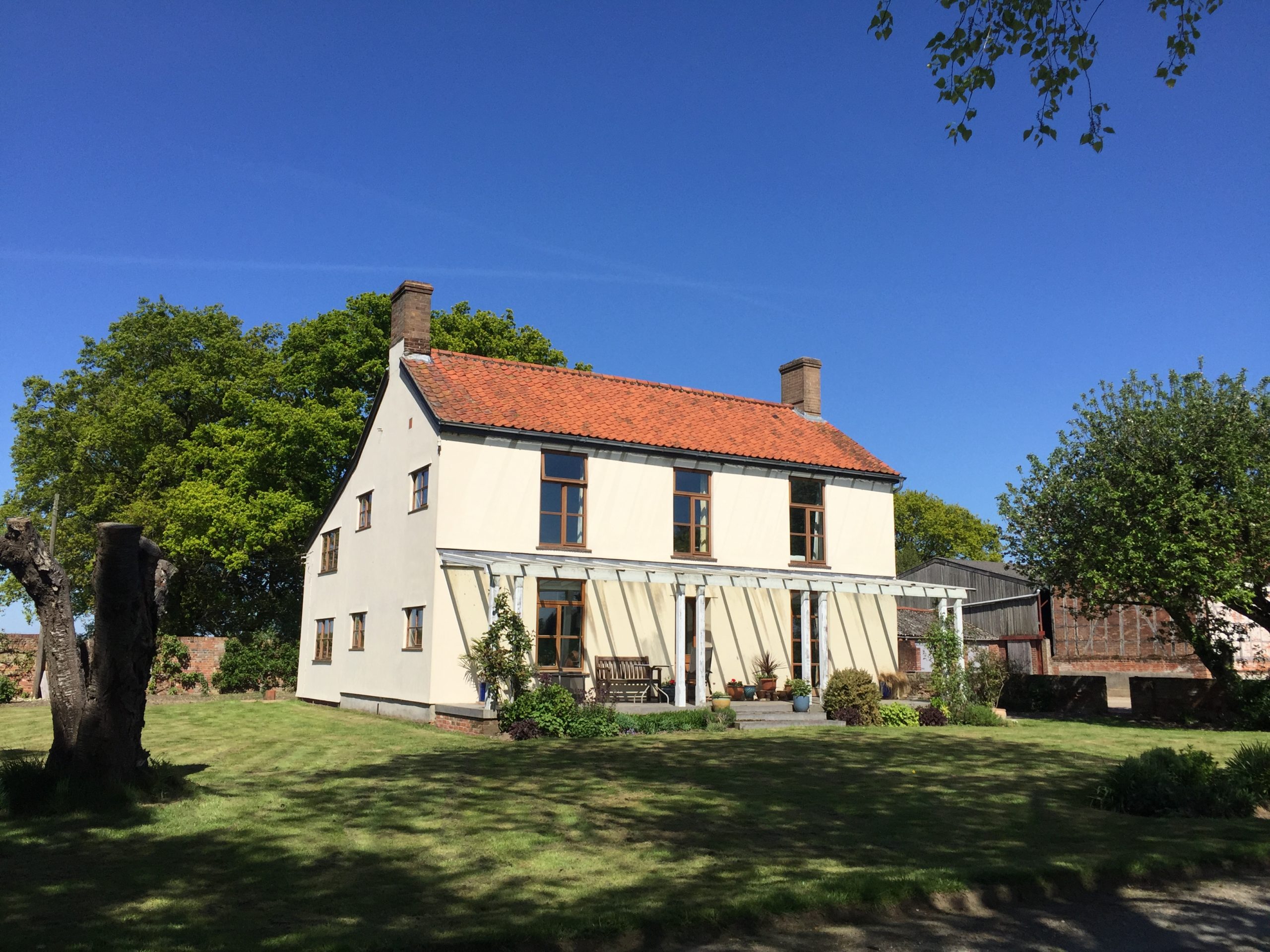 A 300 year old farm house is now heated by a ground source heat pump despite its low EPC rating