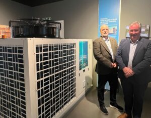 Panasonic and Finn Geotherm's heating project for the University of West London is being showcased at the Building Center's Retrofit 24 exhibition